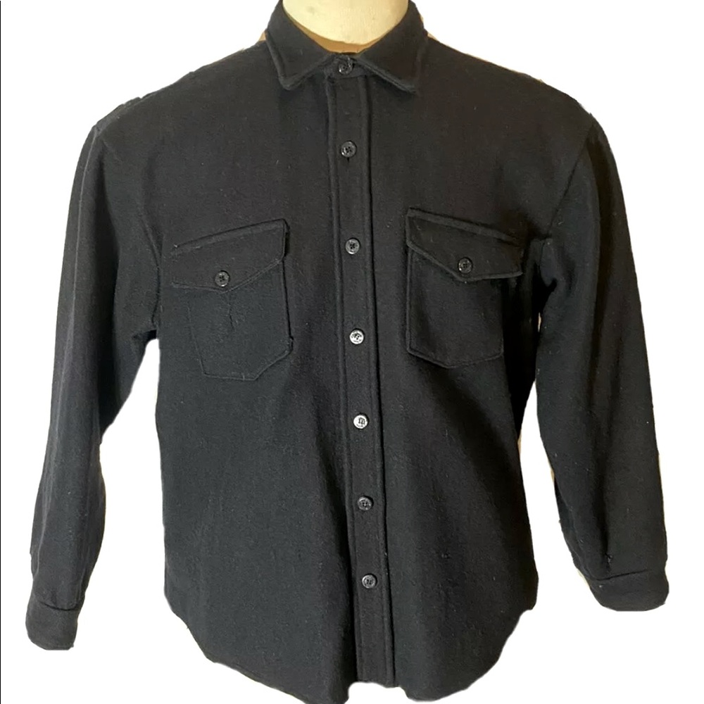 Thick wool jacket shirt medium